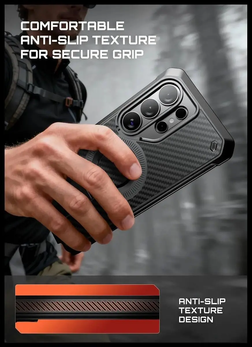 Supcase Unicorn Beetle Mag Pro Hoesje - Samsung Galaxy S26 Ultra - Carbon