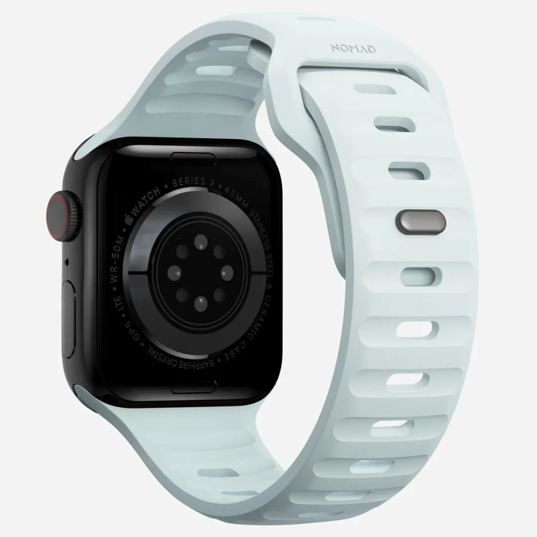 NOMAD Sport Band FKM Apple Watch - Icy Blue Glow - One Size