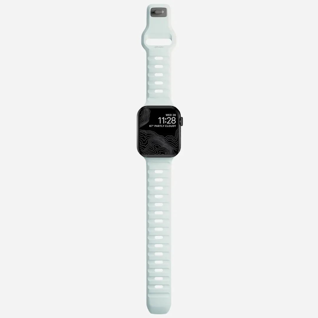 NOMAD Sport Band FKM Apple Watch - Icy Blue Glow - One Size