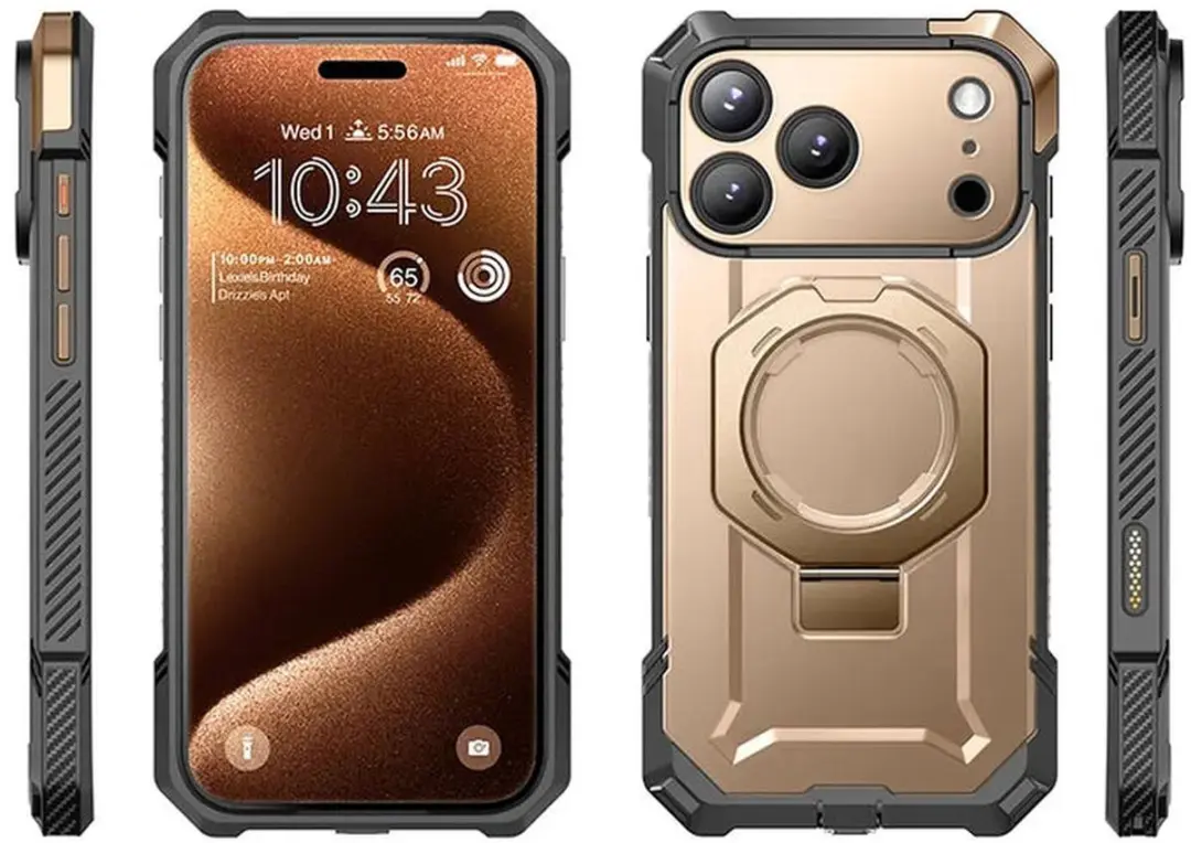 Supcase UB Grip Mag Case iPhone 17 Pro Max - Zwart - MPN 843439159402 - afbeelding 6 van 6