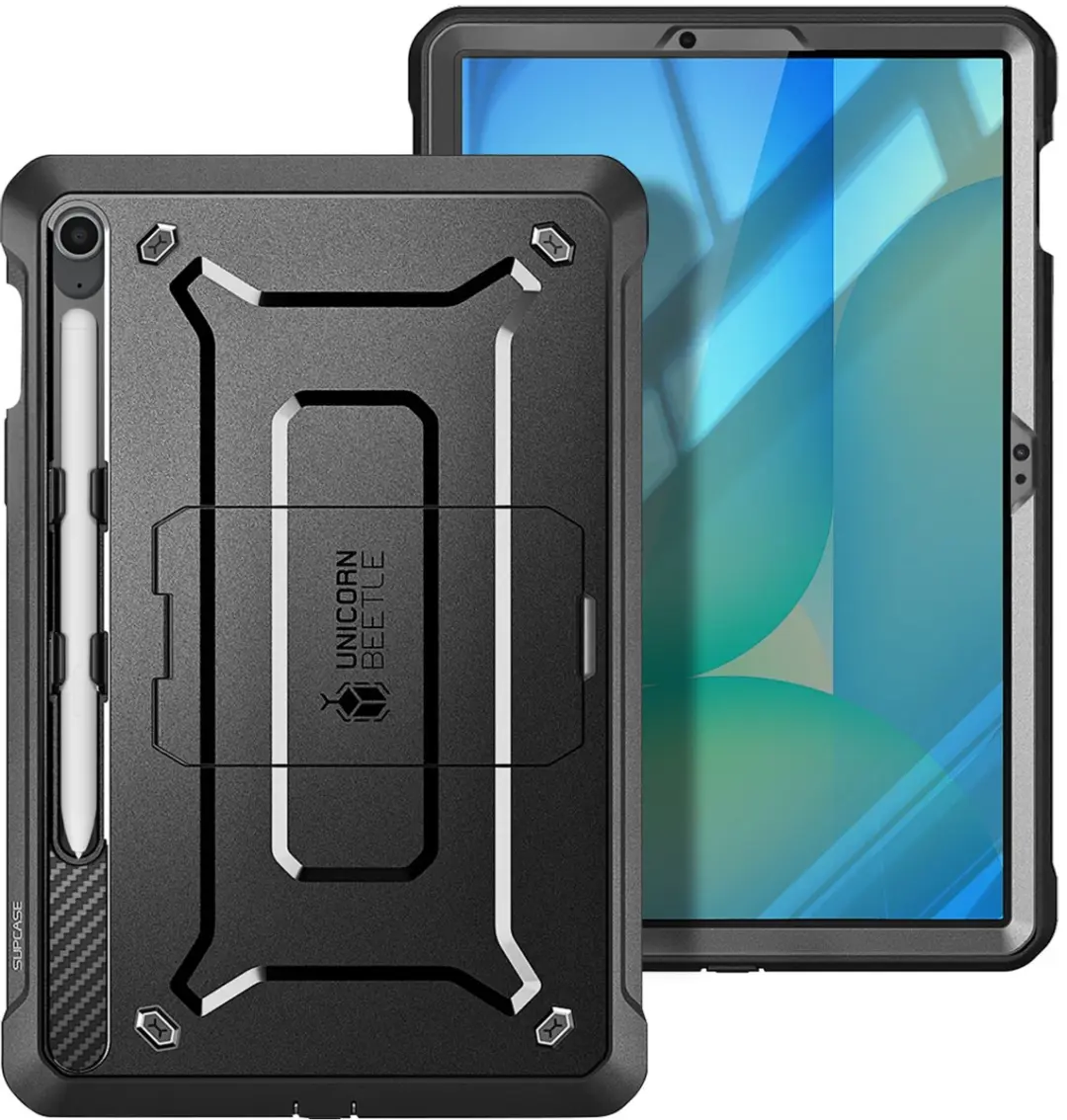 Supcase Unicorn Beetle Pro BACK-SPC-PRO-BK-X620 Hoes - Samsung Galaxy Tab S10 FE+ Zwart