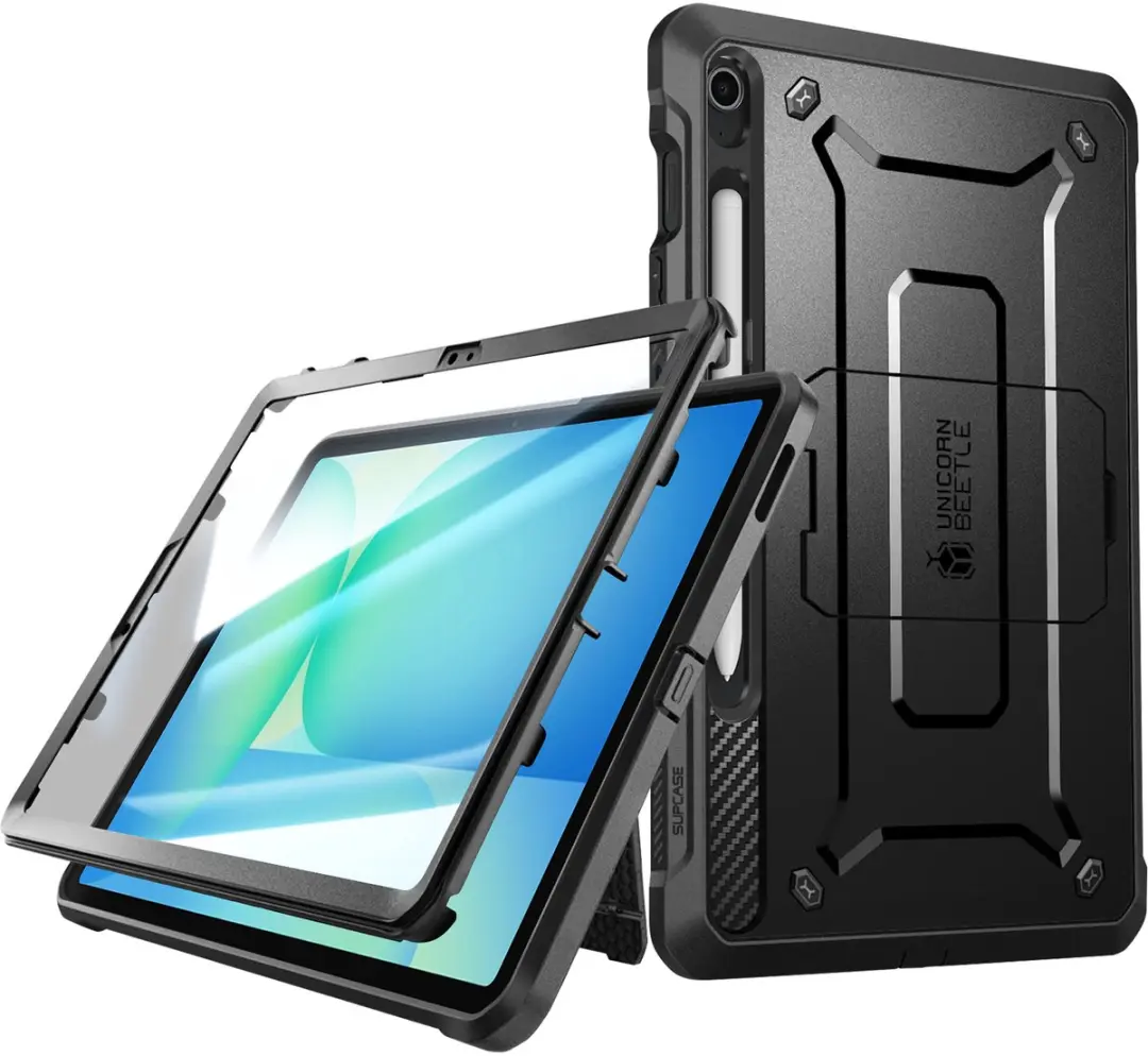 Supcase Unicorn Beetle Pro BACK-SPC-PRO-BK-X620 Hoes - Samsung Galaxy Tab S10 FE+ Zwart