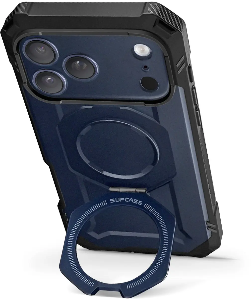 Supcase UB Grip Pro iPhone 17 Pro Max Hoesje - Blauw Transparant - 13940