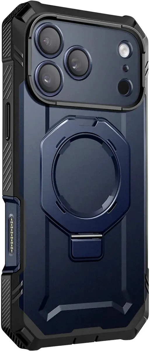Supcase UB Grip Pro iPhone 17 Pro Max Hoesje - Blauw Transparant - 13940