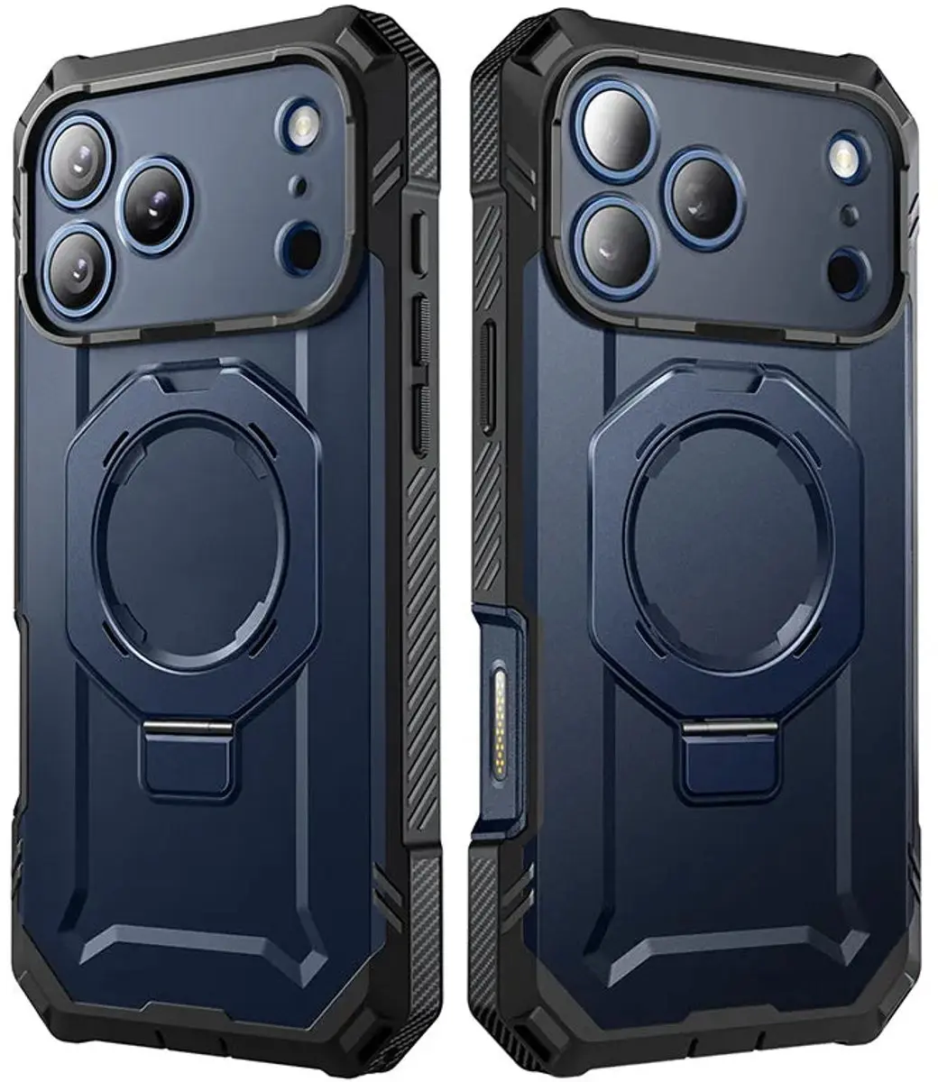 Supcase UB Grip Pro iPhone 17 Pro Max Hoesje - Blauw Transparant - 13940