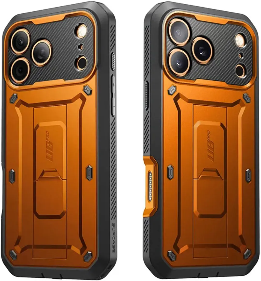 Supcase Unicorn Beetle Pro BACK-SPC-PRO-OG-17X iPhone 17 Pro Max Hoesje - Oranje