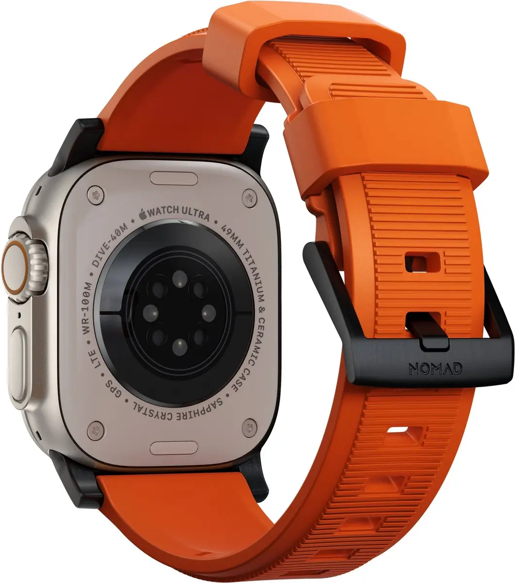 NOMAD Rugged Band Apple Watch 45/49mm - Oranje - afbeelding 6 van 6