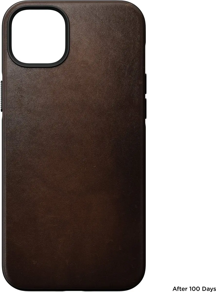 NOMAD Modern Leather Case NM01280385 - iPhone 14 Plus - Bruin
