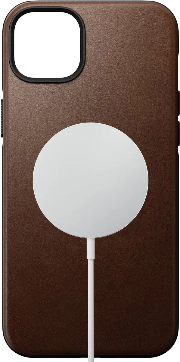 NOMAD Modern Leather Case NM01280385 - iPhone 14 Plus - Bruin
