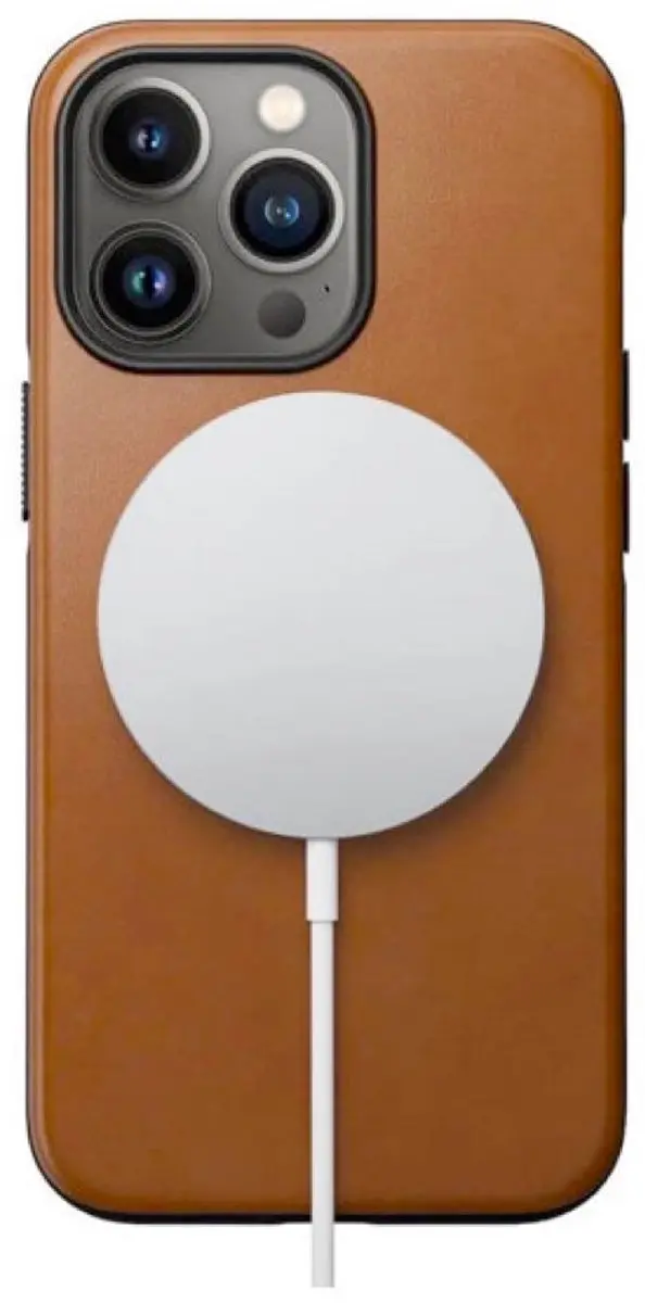 NOMAD Modern Leather Case NM01263685 - iPhone 14 - Bruin - afbeelding 5 van 6