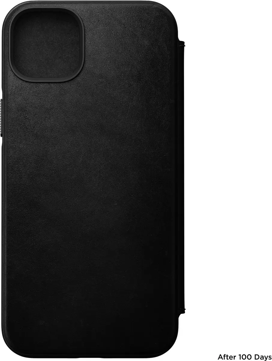 NOMAD Modern Leather Folio Case 114664114040 - iPhone 14 Plus - 3 Pasjes - Zwart