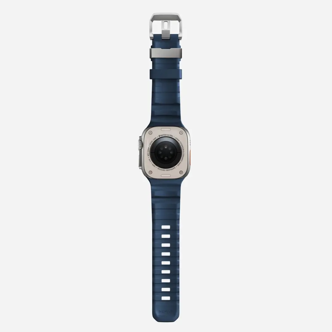 NOMAD Rocky Point Horlogeband - FKM Fluorelastomeer 45-49mm - Blauw