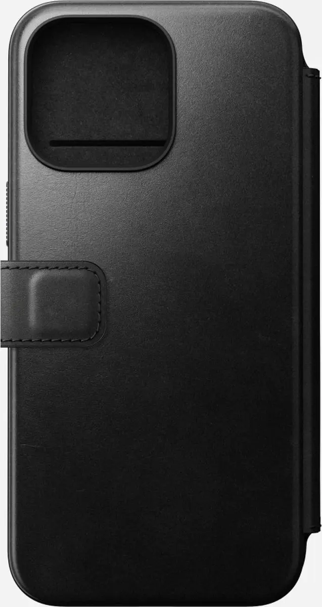 NOMAD Modern Leather Folio 114674114040 - iPhone 15 Pro Max Hoesje - Zwart