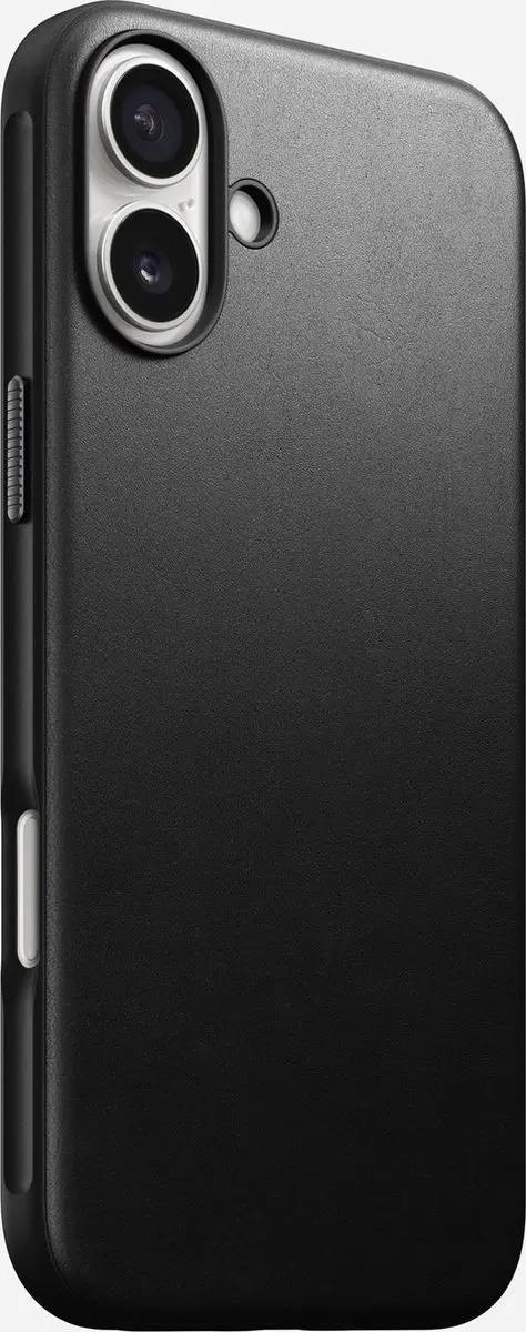 NOMAD NM01699385 Hoesje iPhone 16 Plus - Echt Leer Zwart - afbeelding 2 van 6