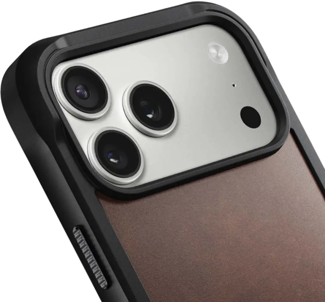 NOMAD Horween Rugged Hoesje iPhone 17 Pro Max 114710118E8E - Bruin - afbeelding 6 van 6