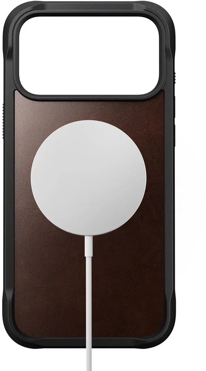 NOMAD Horween Rugged Hoesje iPhone 17 Pro Max 114710118E8E - Bruin