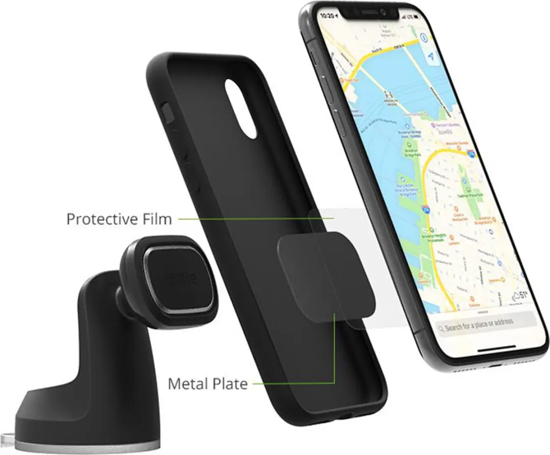 iOttie iTap 2 Universele Auto Telefoonhouder - Magnetisch - 6,9" - Zwart/Zilver - afbeelding 6 van 6