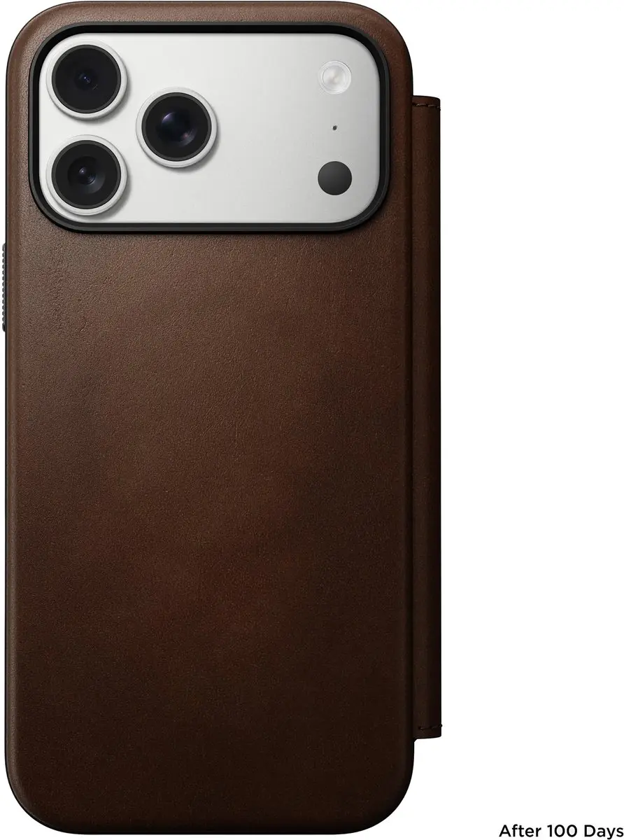 NOMAD Modern Lederen Folio iPhone 17 Pro Max NM014131858 - Bruin