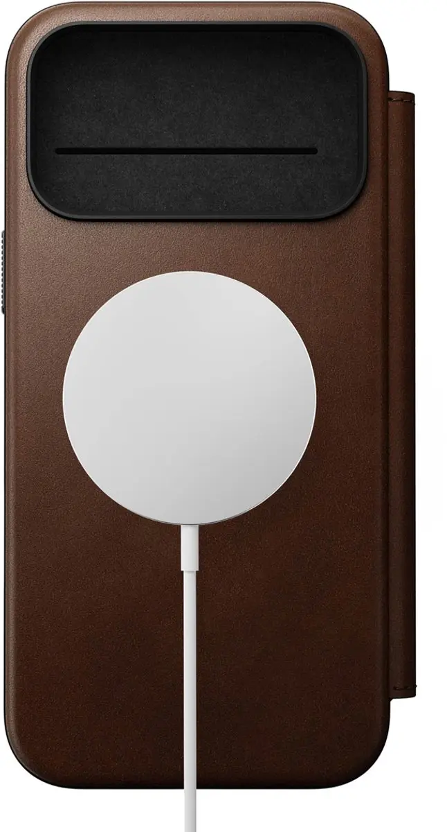 NOMAD Modern Lederen Folio iPhone 17 Pro Max NM014131858 - Bruin