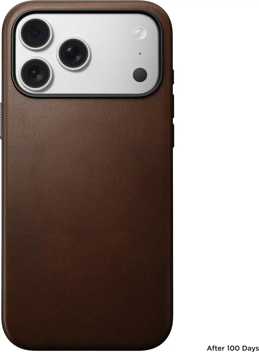 NOMAD Modern Lederen Hoesje iPhone 17 Pro Max 114627114080 - Bruin