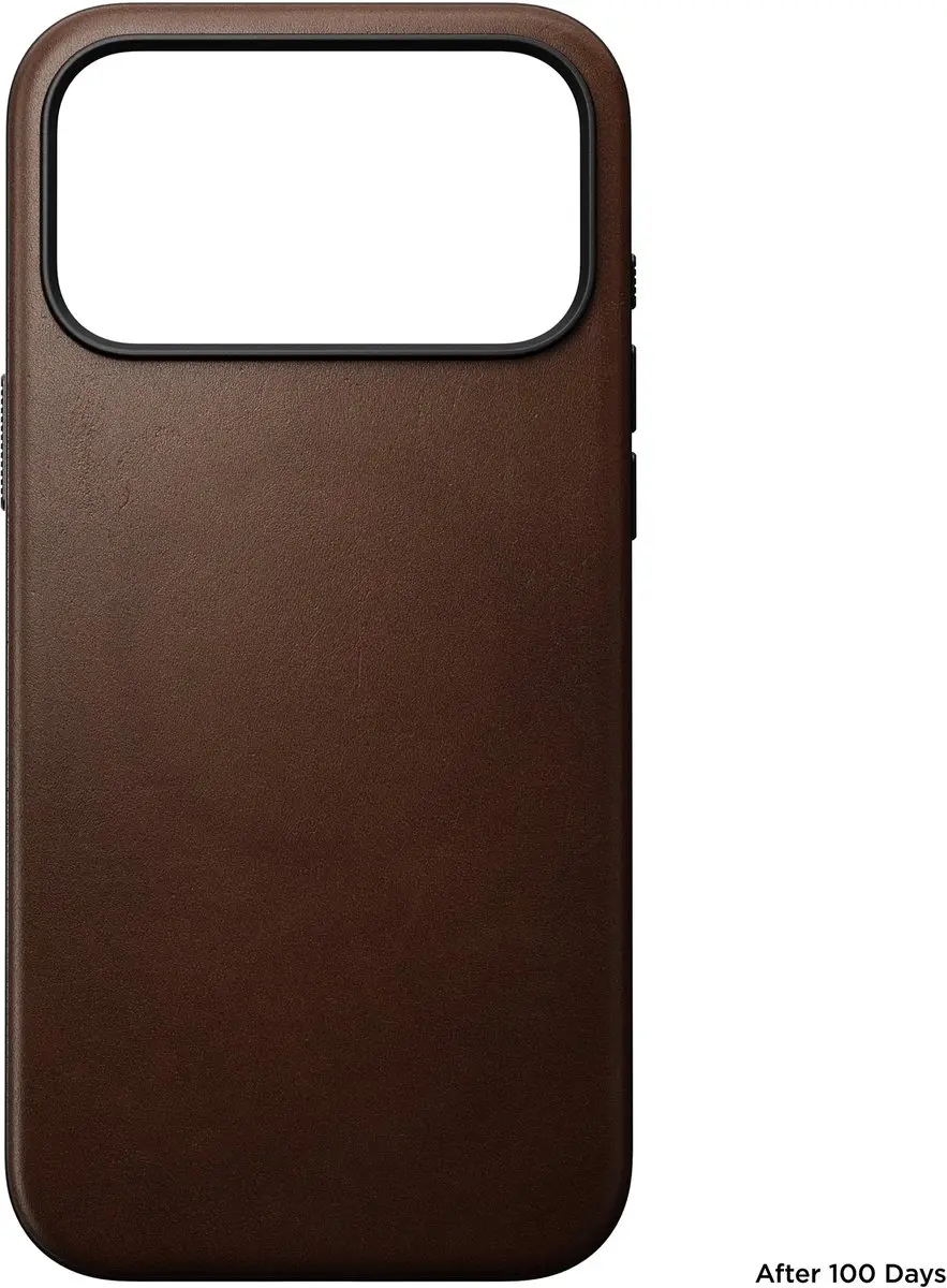 NOMAD Modern Lederen Hoesje iPhone 17 Pro Max 114627114080 - Bruin - afbeelding 6 van 6