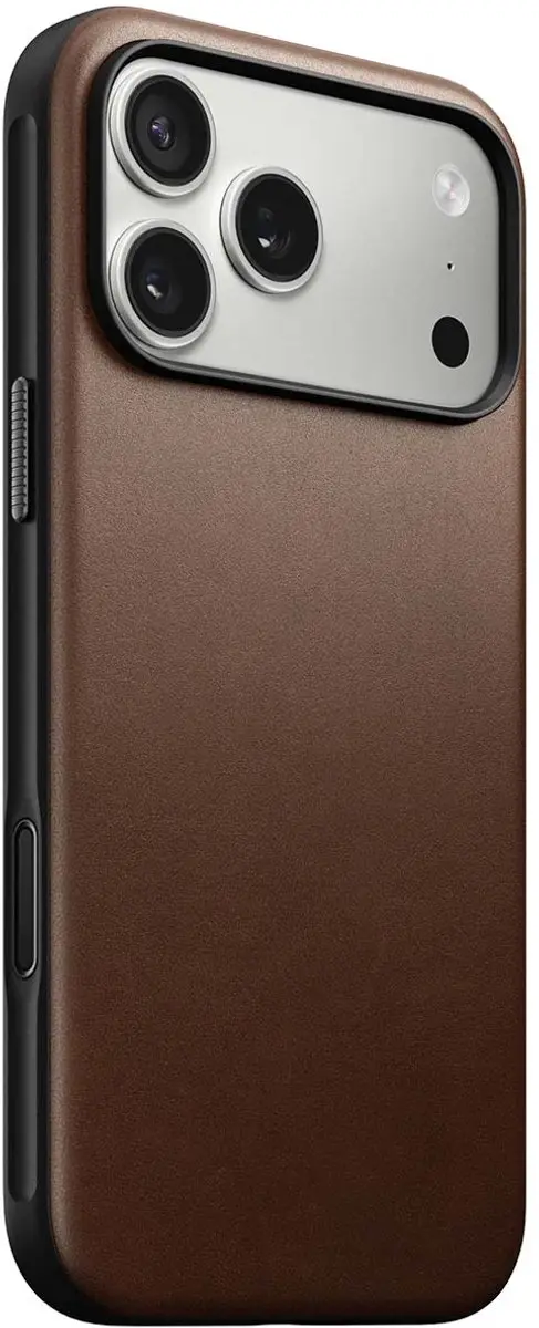 NOMAD Modern Lederen Hoesje iPhone 17 Pro Max 114627114080 - Bruin