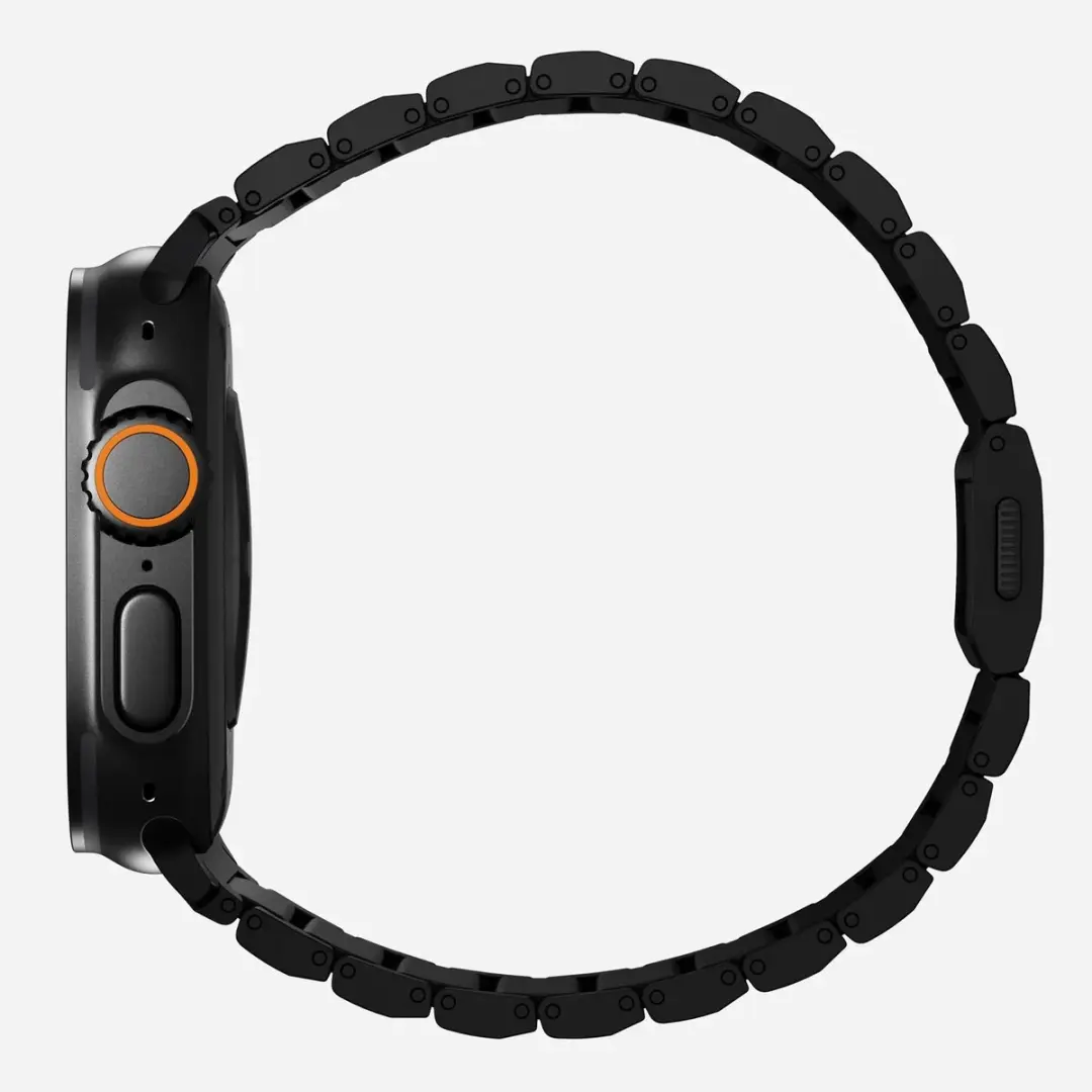 NOMAD Titanium Horlogeband 45-49mm - Apple Watch - Zwart - afbeelding 6 van 6