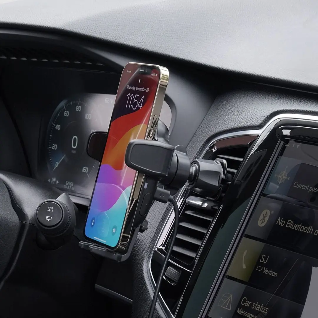 iOttie Auto Sense Telefoonhouder Ventilatierooster - Qi Draadloos Opladen - Zwart