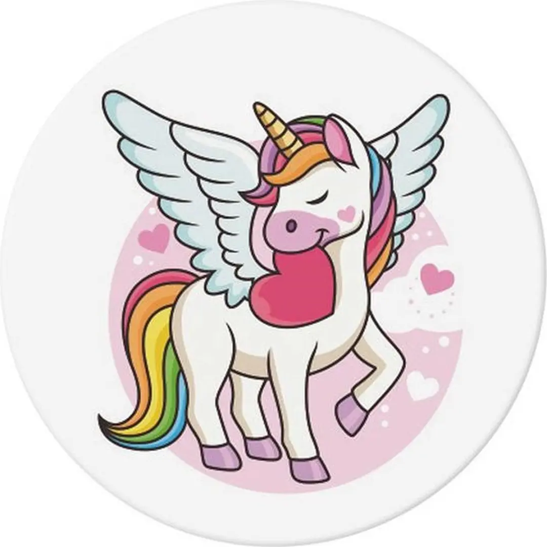 PopSockets PopGrip Basic Unicorn - Telefoonbutton - afbeelding 3 van 5