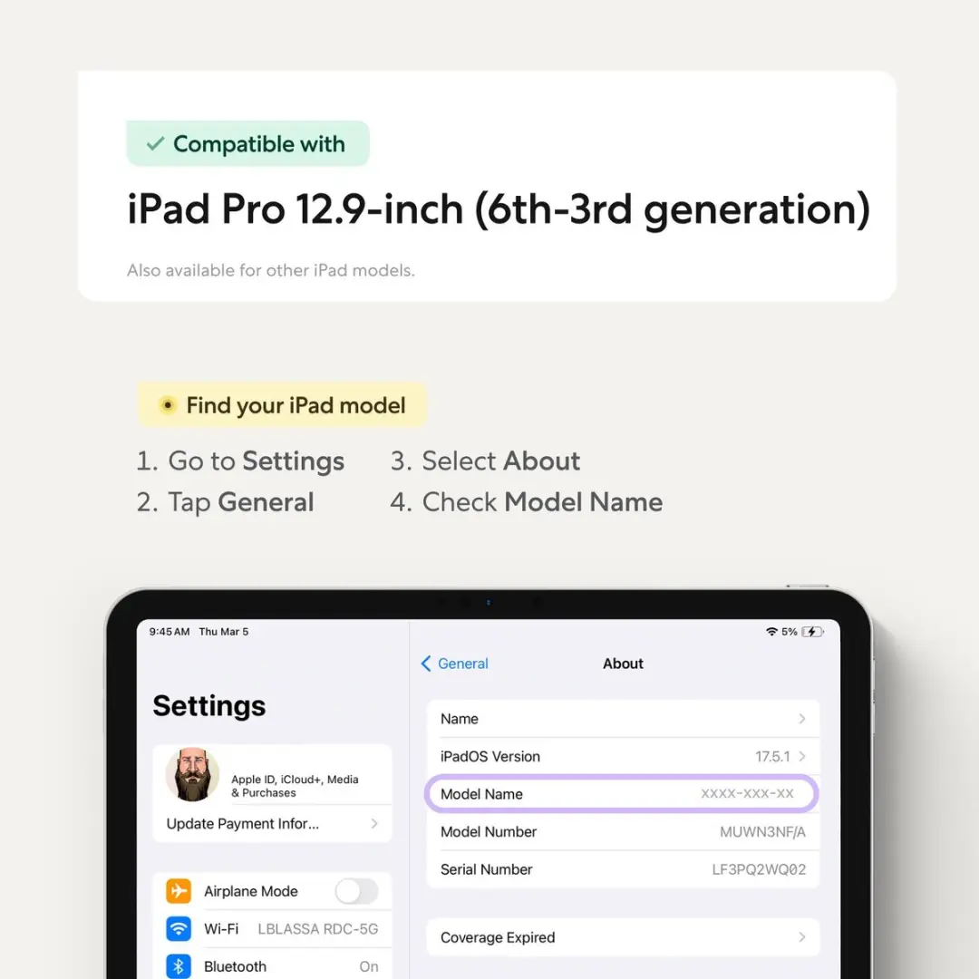 Paperlike 3 PL3-12-18 Screenprotector - iPad Pro 12.9" (2021-2024) - Transparent