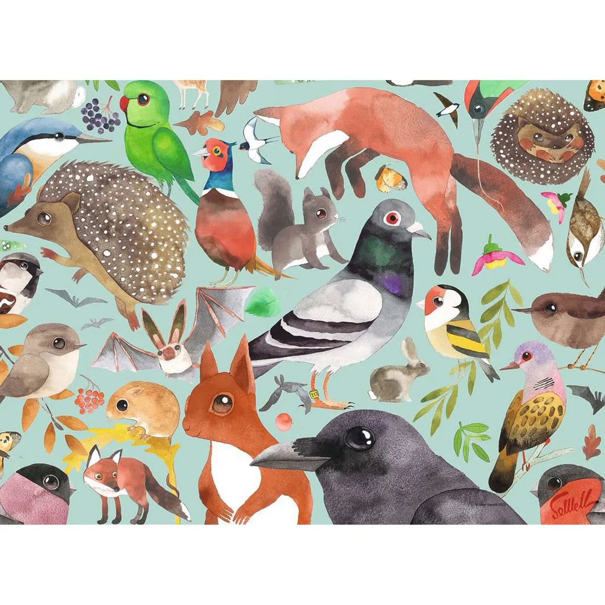 Ravensburger Garden Visitors Puzzel 500 Stuks