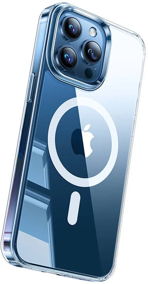 Torras Diamond Back Cover iPhone 15 Pro - Transparant