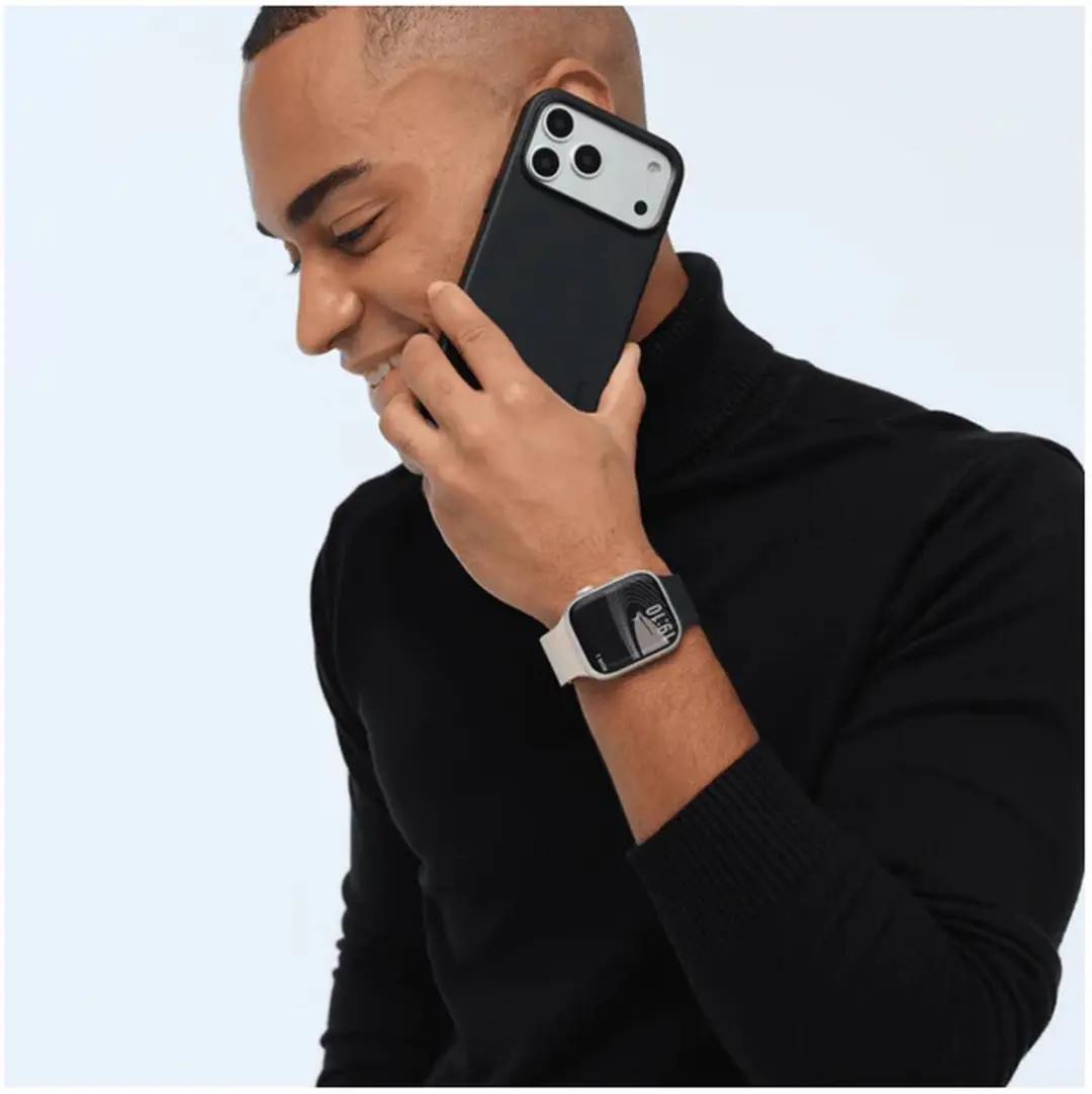 MOFT Snap Apple Watch Bandje - 49/46/45/44/42mm - Zwart Beige