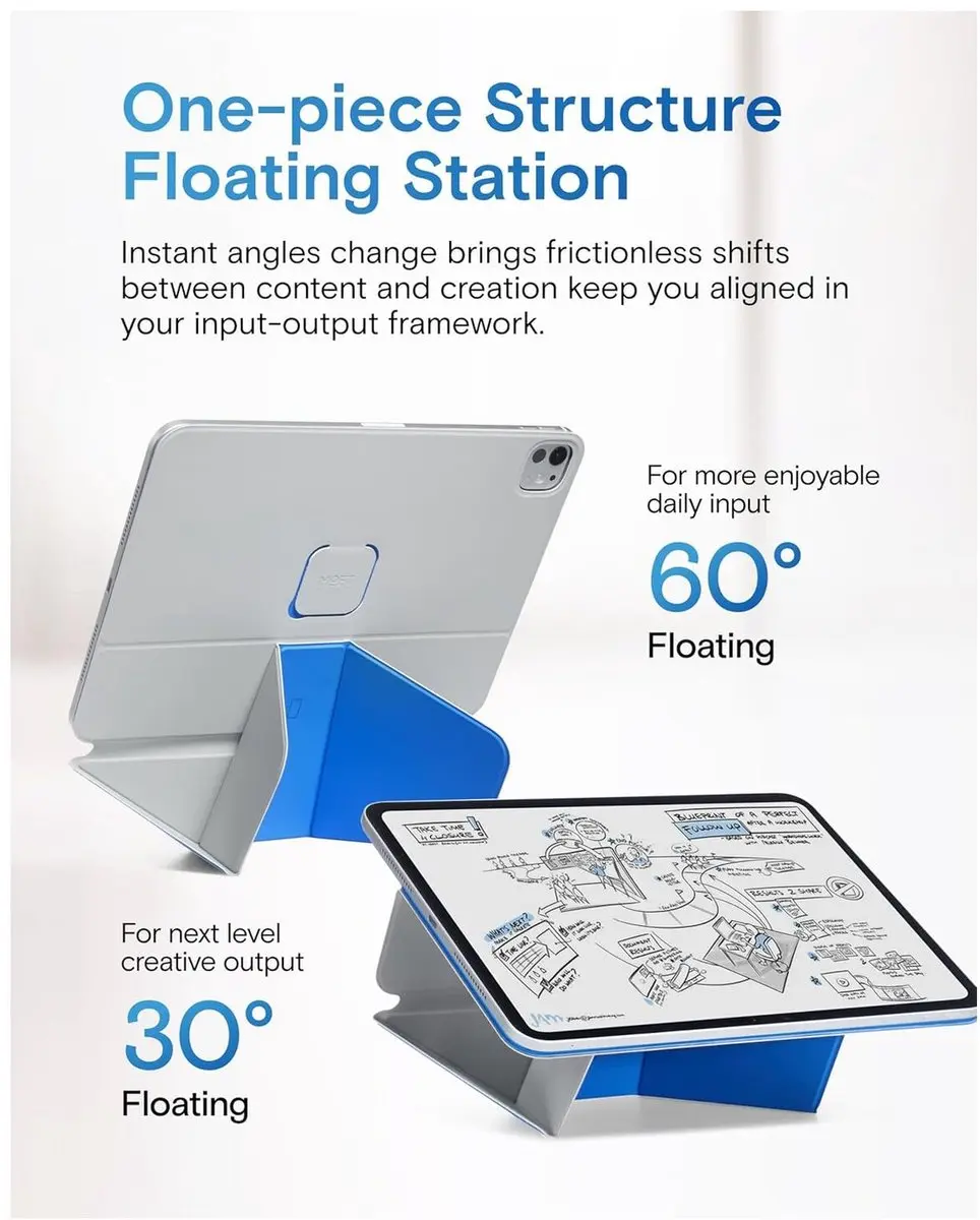 MOFT Dynamic Folio Hoes iPad Air/Pro 11 - Magnetisch Standaard - Grijs