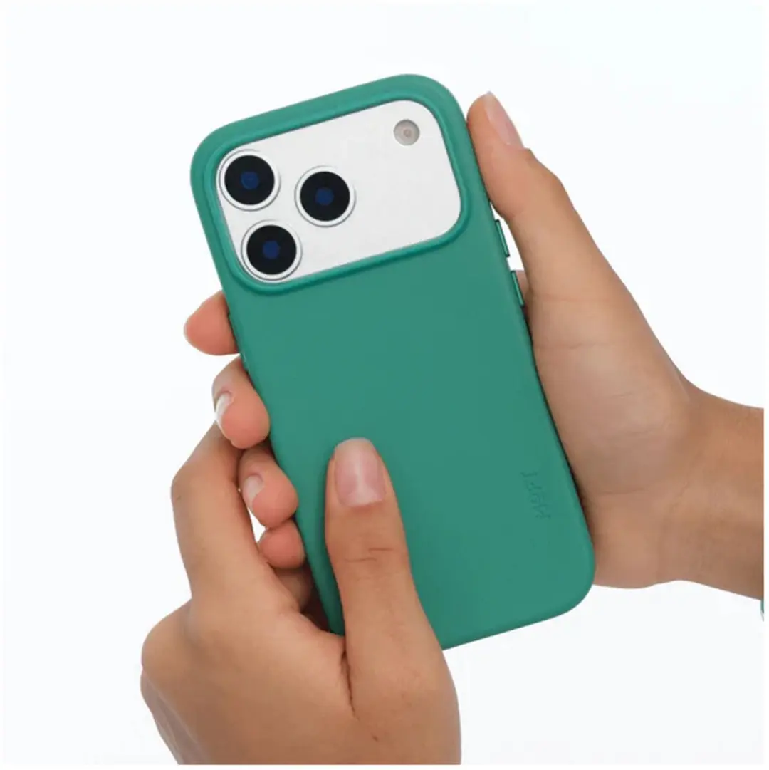 MOFT iPhone 17 Pro Hoesje - MagSafe - Groen Vegan Leer