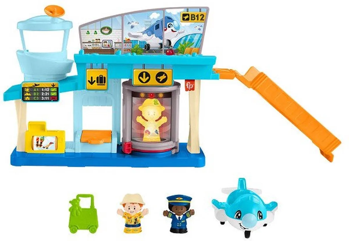 Fisher Price Little People Dagelijkse Avonturen Vliegveld HTJ26 - Multicolor - afbeelding 6 van 6