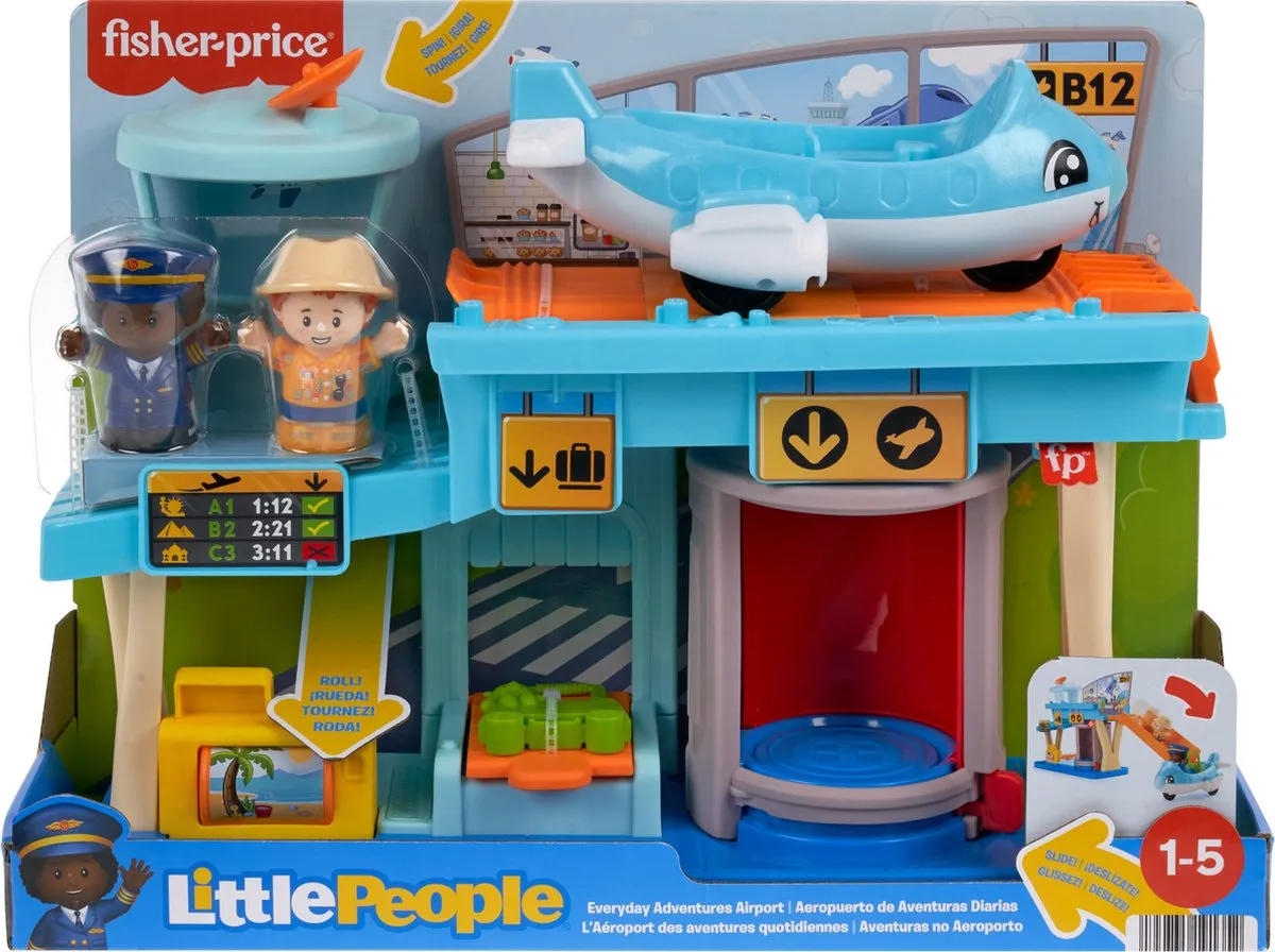 Fisher Price Little People Dagelijkse Avonturen Vliegveld HTJ26