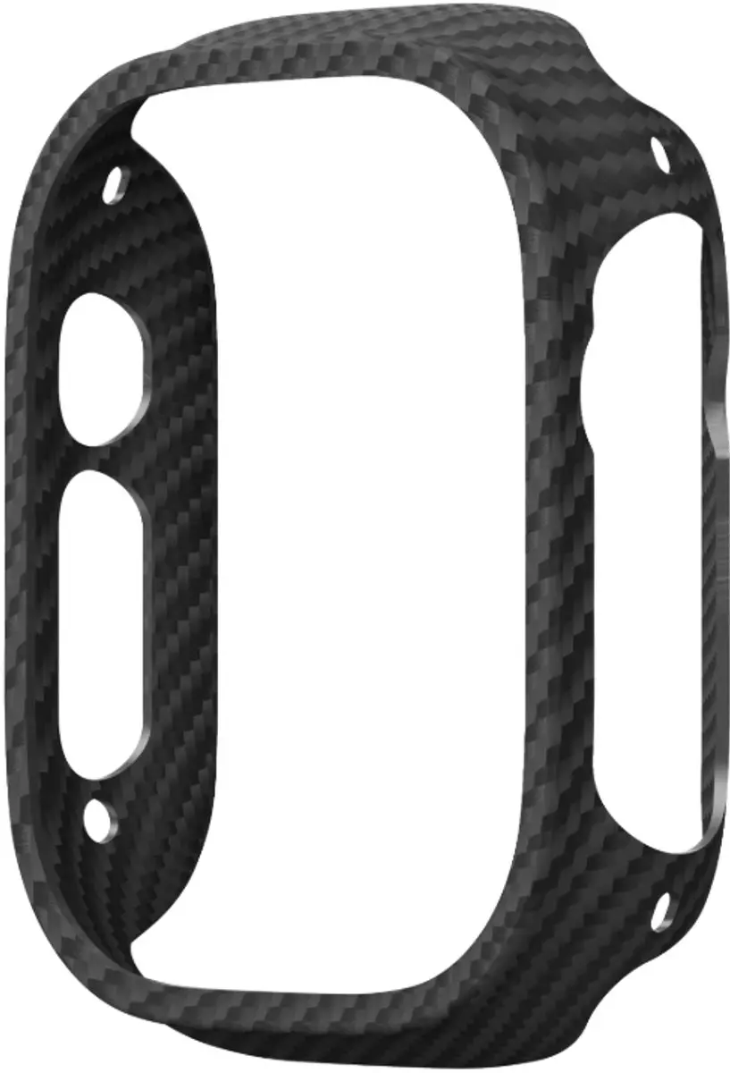 Pitaka Air Case Apple Watch Ultra 49mm - 600D Aramidevezels - Zwart/Grijs