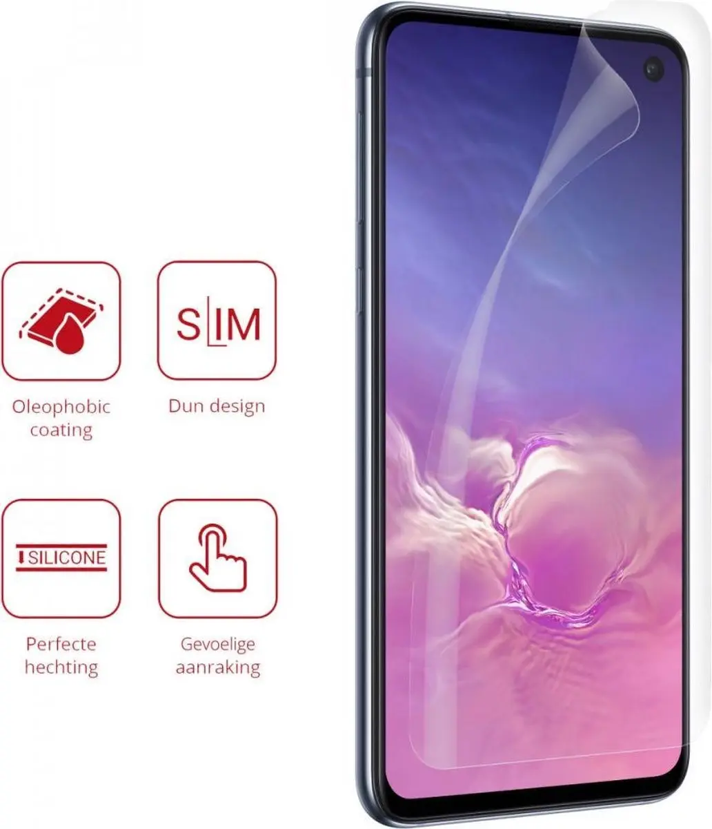 Rosso Screen Protector Ultra Clear - Samsung Galaxy S10e - 2 Stuks