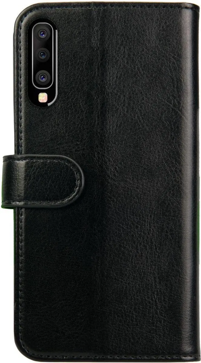 Rosso Element Hoesje Samsung Galaxy A50 - 3 Pasjes - Zwart