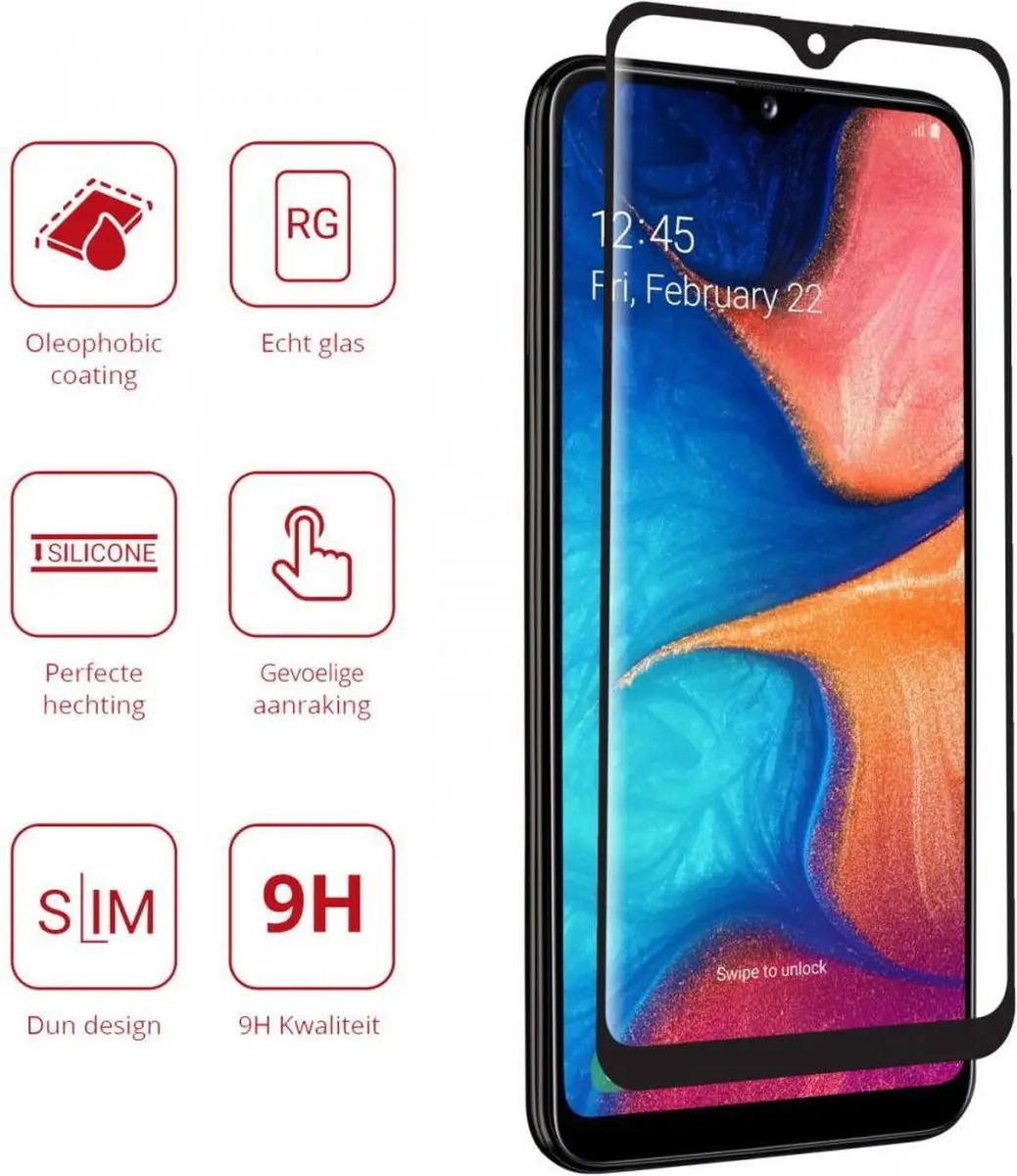 Rosso 9H Tempered Glass Screen Protector Samsung Galaxy A20E