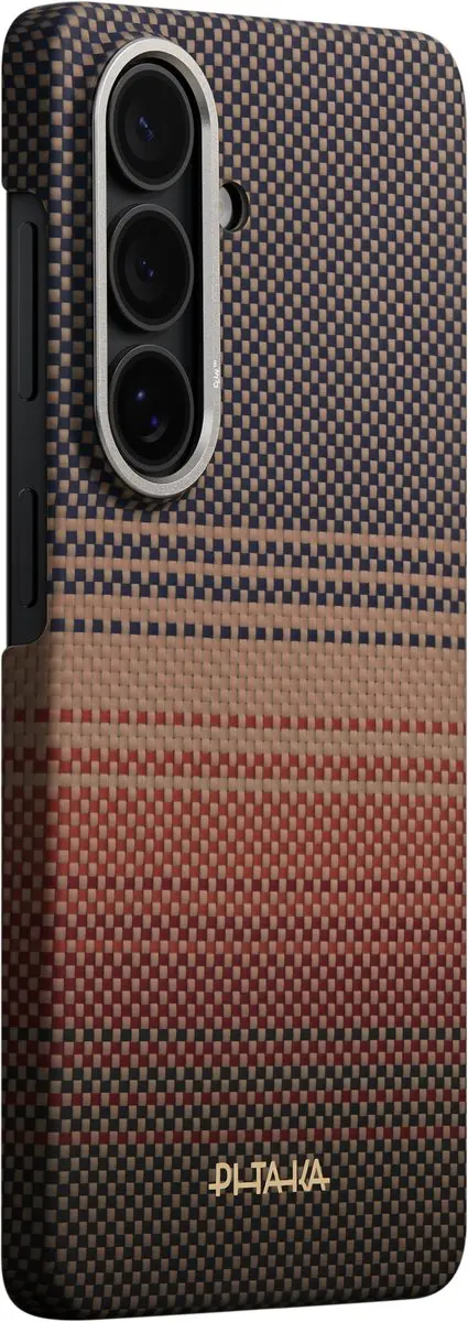 Pitaka Edge Case Samsung Galaxy S26 - 600D Aramidevezel - Sunset Rood