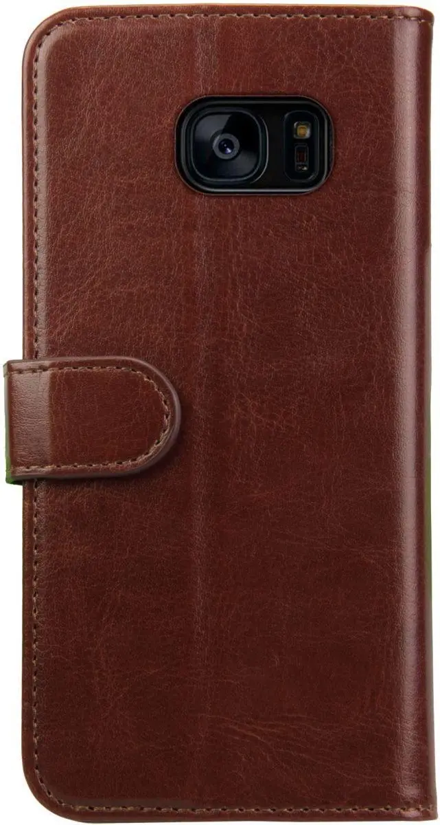 Rosso Element Book Case Wallet Samsung Galaxy S7 Edge - 3 Pasjes - Bruin