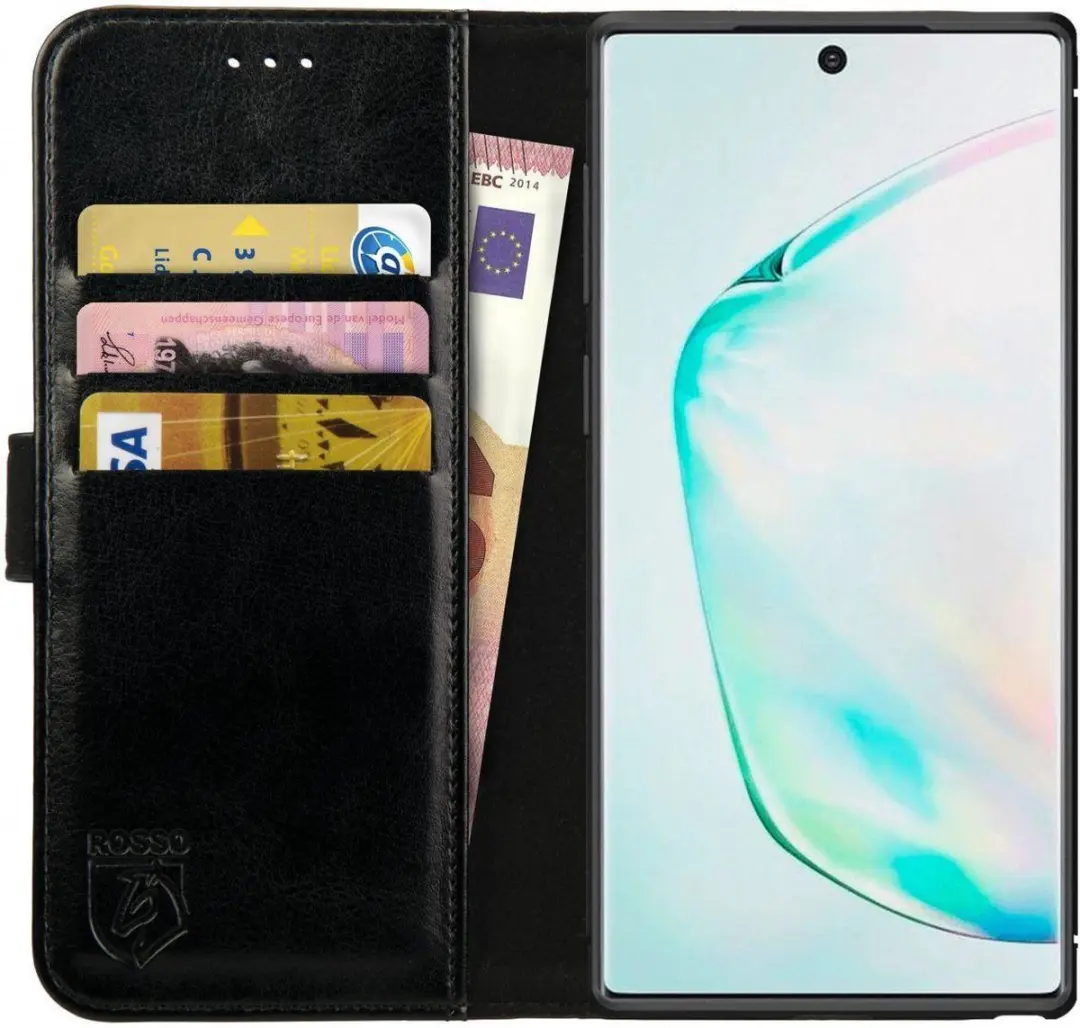 Rosso Element Book Case Wallet Hoesje Geschikt voor Samsung Galaxy Note 10