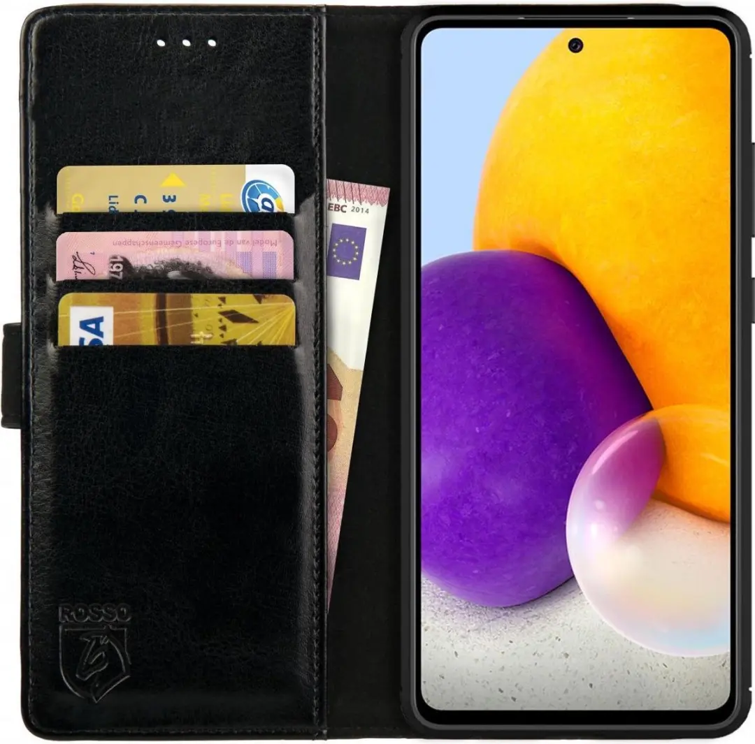 Rosso Element Book Case Wallet Hoesje Geschikt voor Samsung Galaxy A72