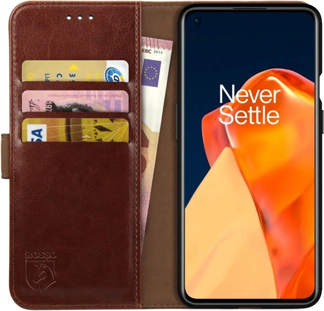 Rosso Element Book Case Wallet Hoesje Geschikt voor OnePlus 9 Pro