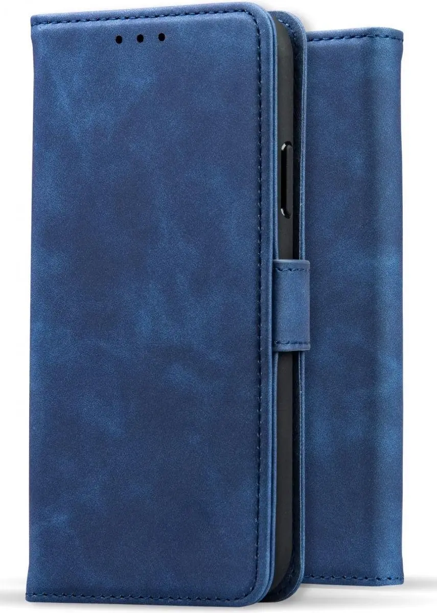 Rosso Element Book Case Wallet Hoesje 93747 - Samsung Galaxy A72 - 3 Pasjes - Blauw