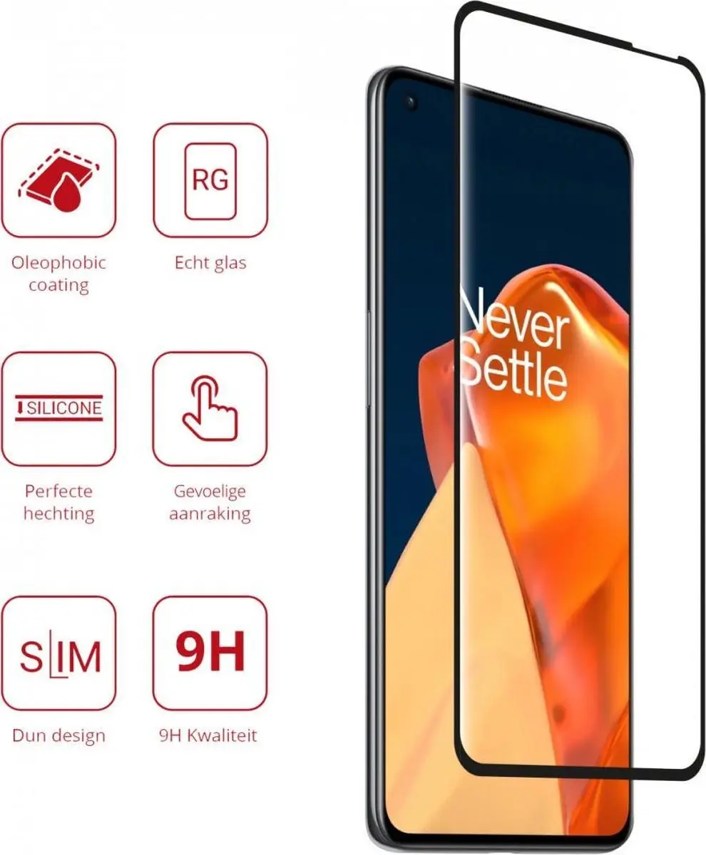 Rosso OnePlus 9 9H Tempered Glass Screen Protector - afbeelding 3 van 6