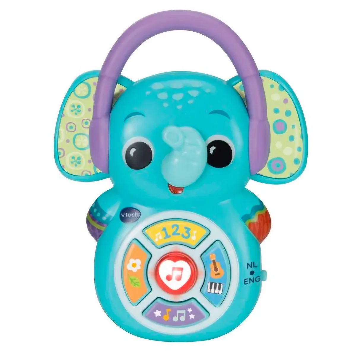 VTech Baby Muziekpret Olifantje - Tweetalig - Blauw