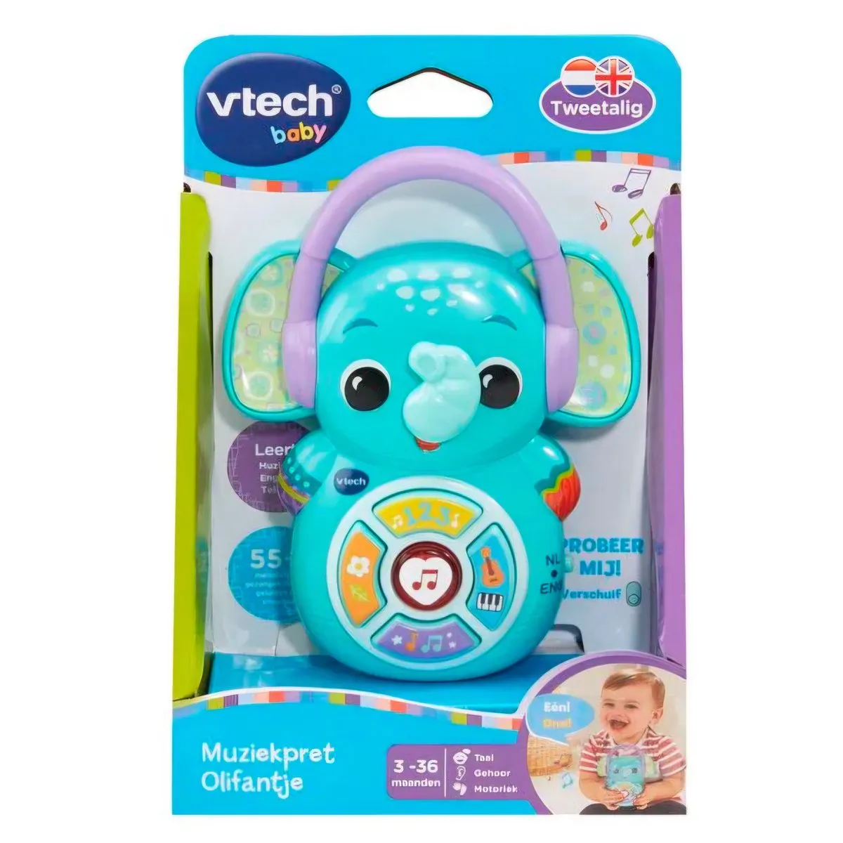 VTech Baby Muziekpret Olifantje